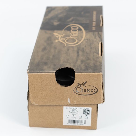 Chaco Kid's ZX1 Ecotread 'AMP Navy' J180271 Outdoor Sandals size 13 K - Picture 8 of 8